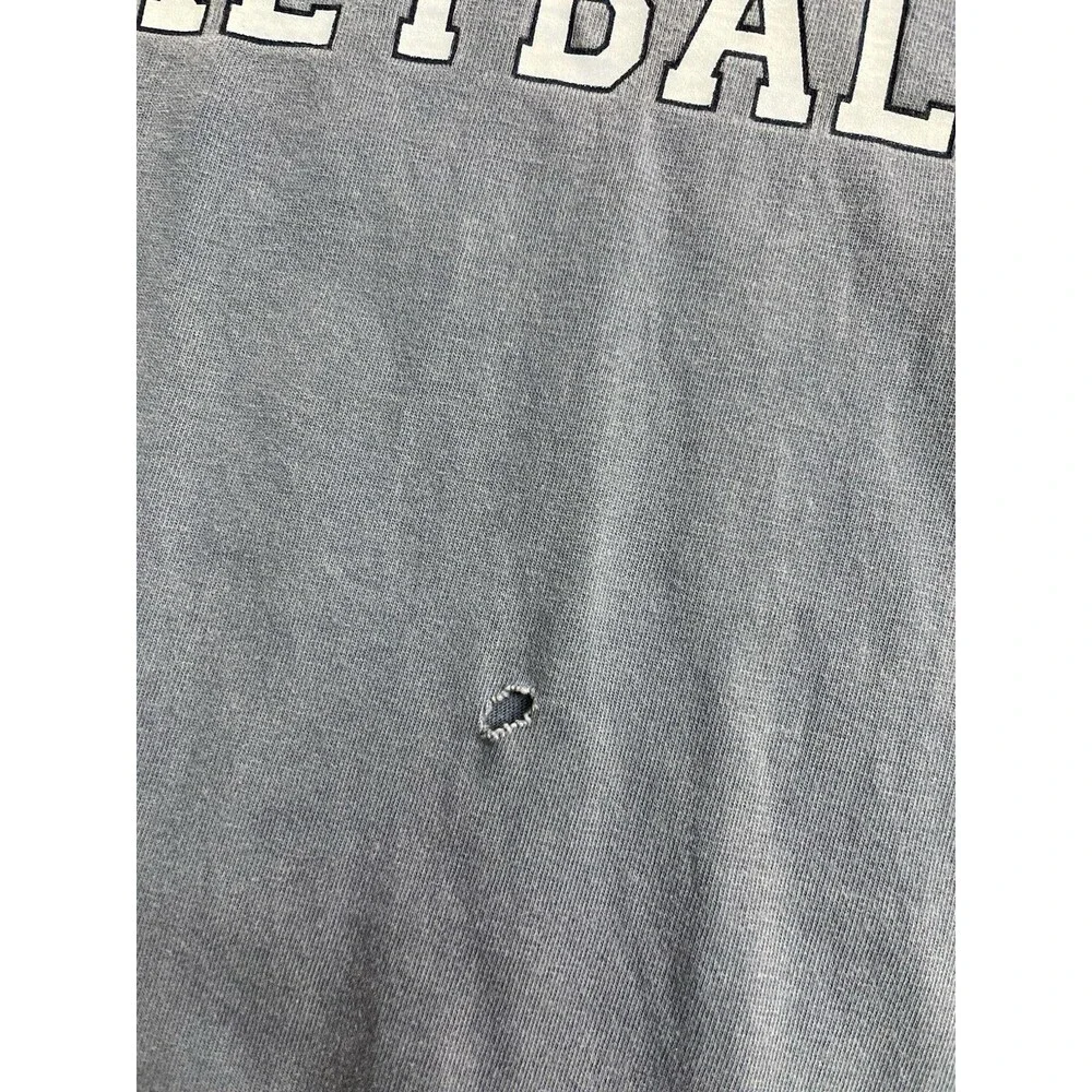 Vintage Womens Comfort Color UConn Huskies Tshirt Size 3xL Gray
